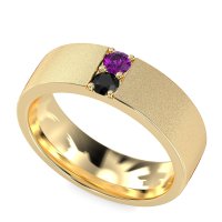 7mm Men's Sandblast Finish Band