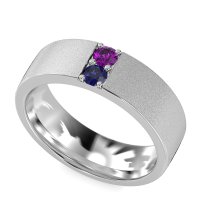 7mm Men's Sandblast Finish Band