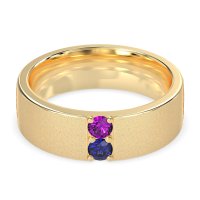 7mm Men's Sandblast Finish Band