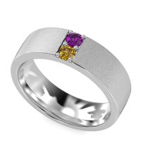 7mm Men's Sandblast Finish Band