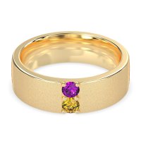 7mm Men's Sandblast Finish Band
