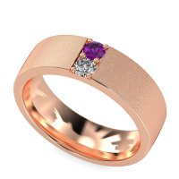 7mm Men's Sandblast Finish Band