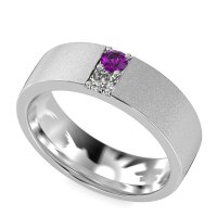7mm Men's Sandblast Finish Band