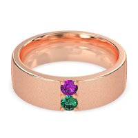 7mm Men's Sandblast Finish Band