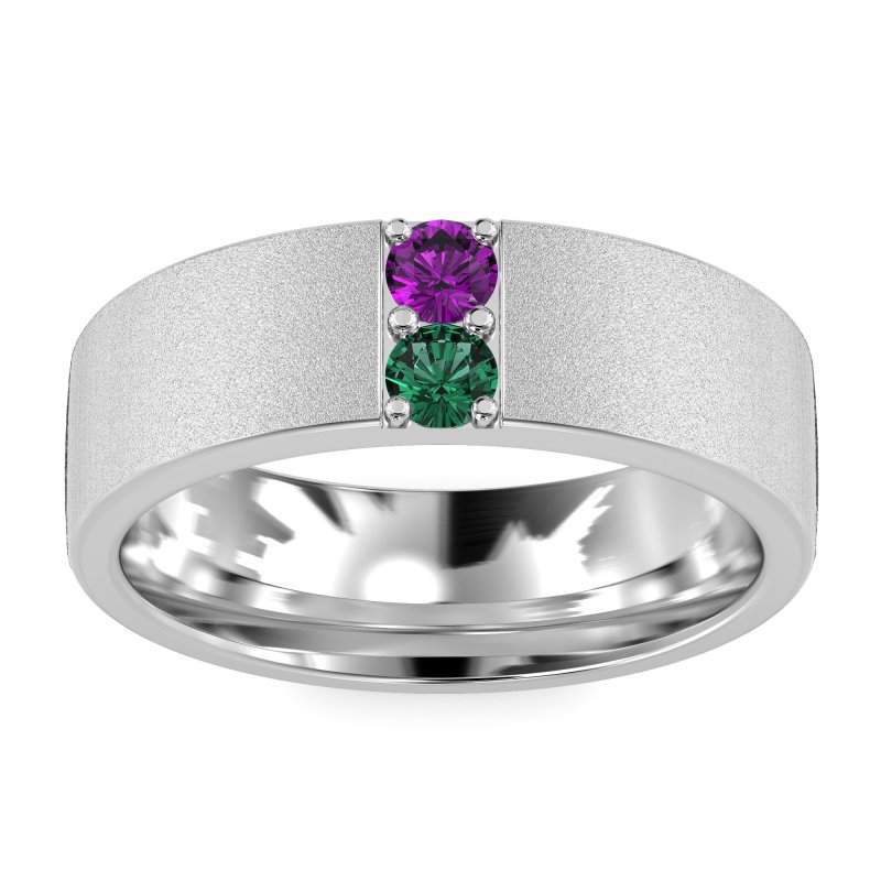 7mm Men's Sandblast Finish Band