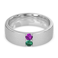 7mm Men's Sandblast Finish Band