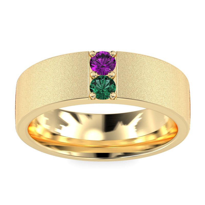 7mm Men's Sandblast Finish Band