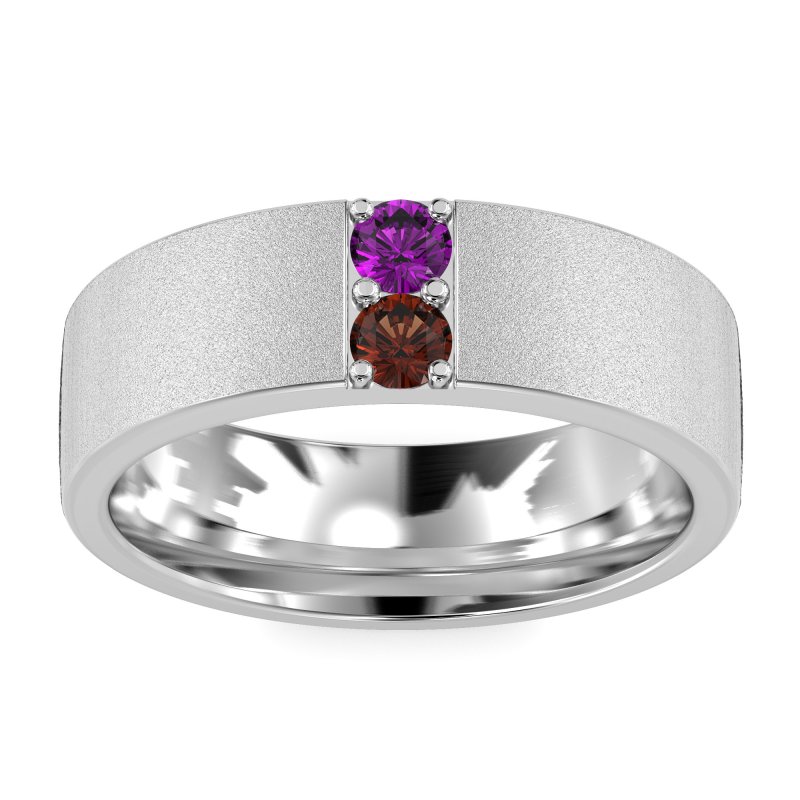 7mm Men's Sandblast Finish Band