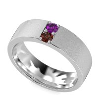 7mm Men's Sandblast Finish Band