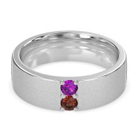 7mm Men's Sandblast Finish Band