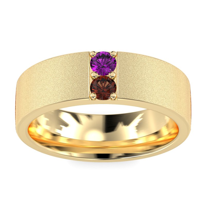 7mm Men's Sandblast Finish Band