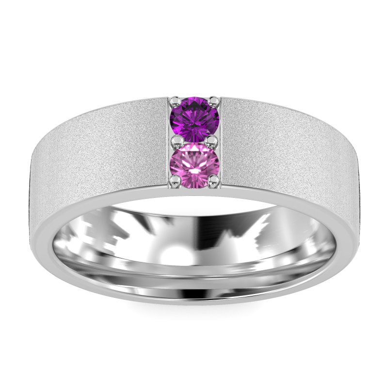 7mm Men's Sandblast Finish Band