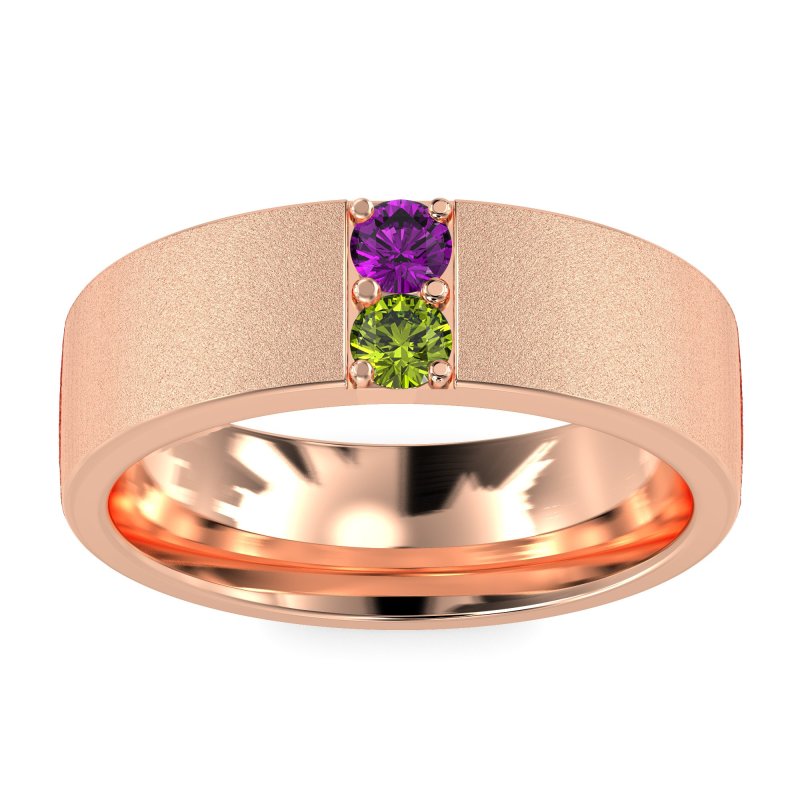 7mm Men's Sandblast Finish Band