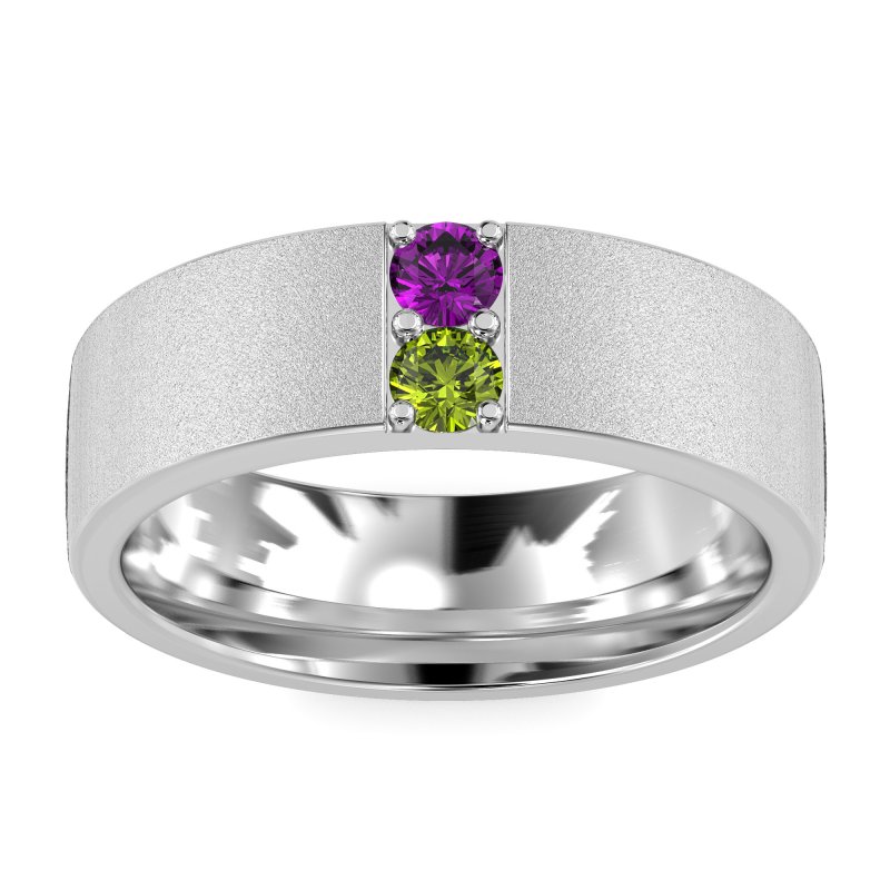 7mm Men's Sandblast Finish Band