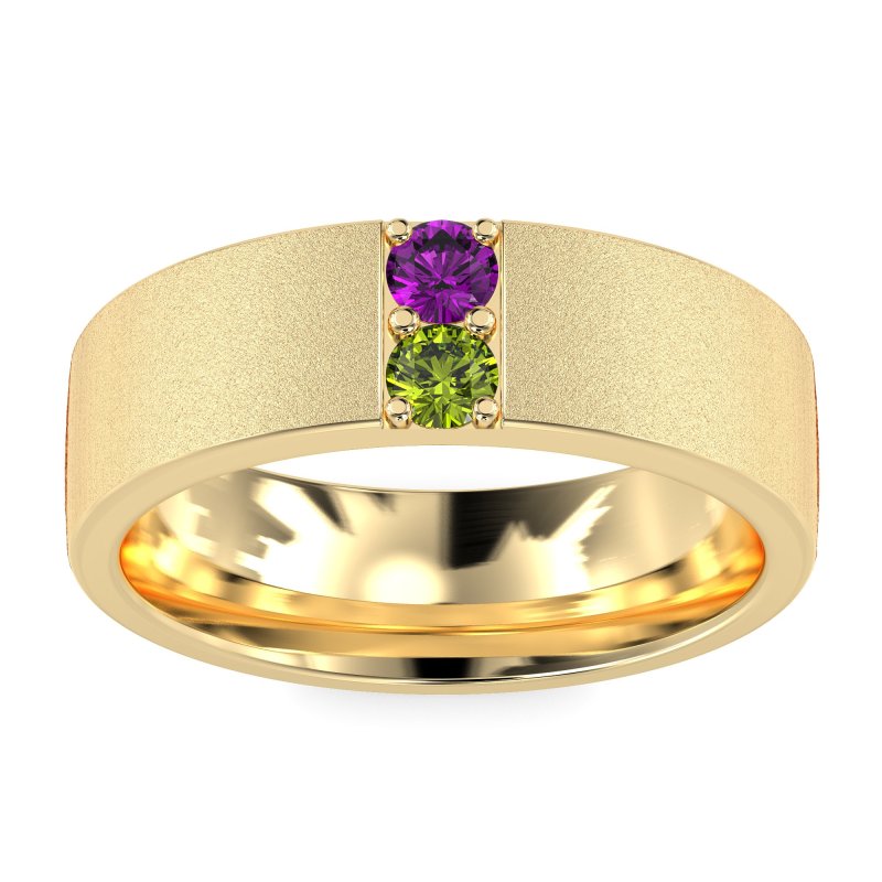 7mm Men's Sandblast Finish Band