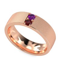 7mm Men's Sandblast Finish Band