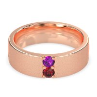 7mm Men's Sandblast Finish Band