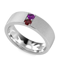 7mm Men's Sandblast Finish Band