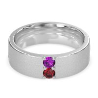 7mm Men's Sandblast Finish Band