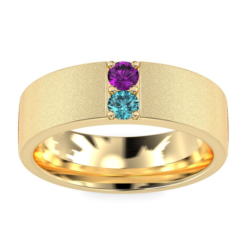 7mm Men's Sandblast Finish Band