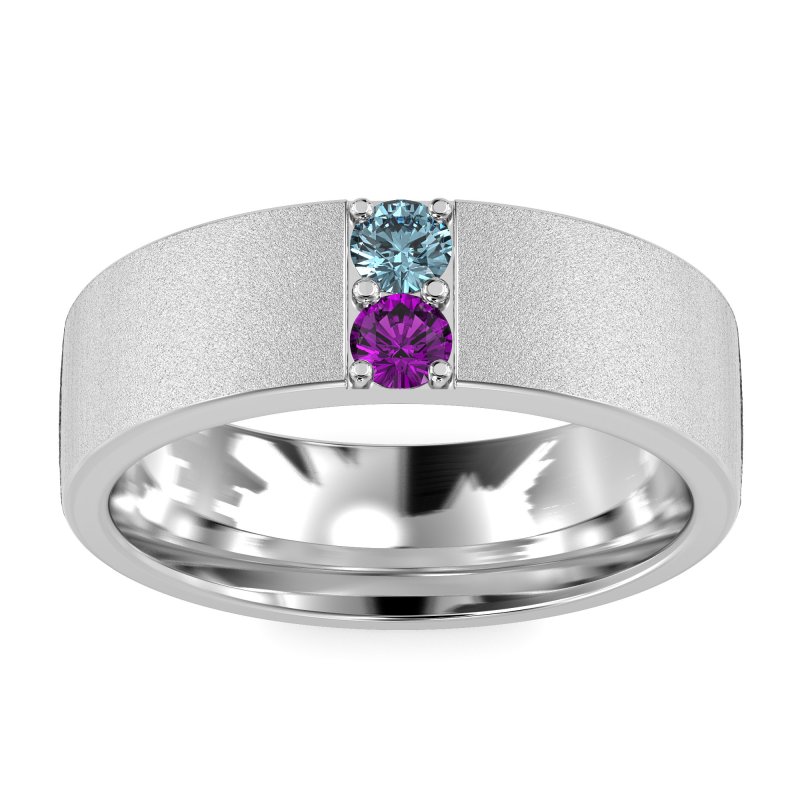 7mm Men's Sandblast Finish Band