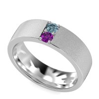 7mm Men's Sandblast Finish Band