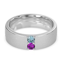 7mm Men's Sandblast Finish Band