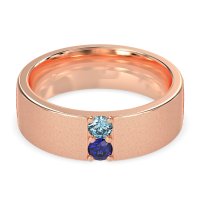 7mm Men's Sandblast Finish Band