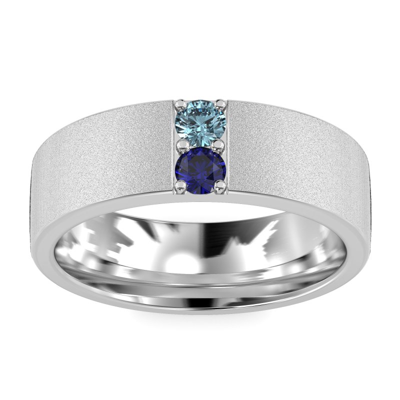 7mm Men's Sandblast Finish Band