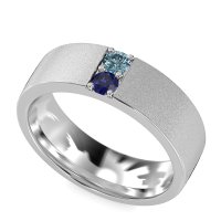 7mm Men's Sandblast Finish Band
