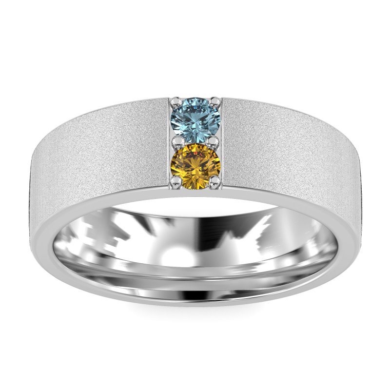 7mm Men's Sandblast Finish Band