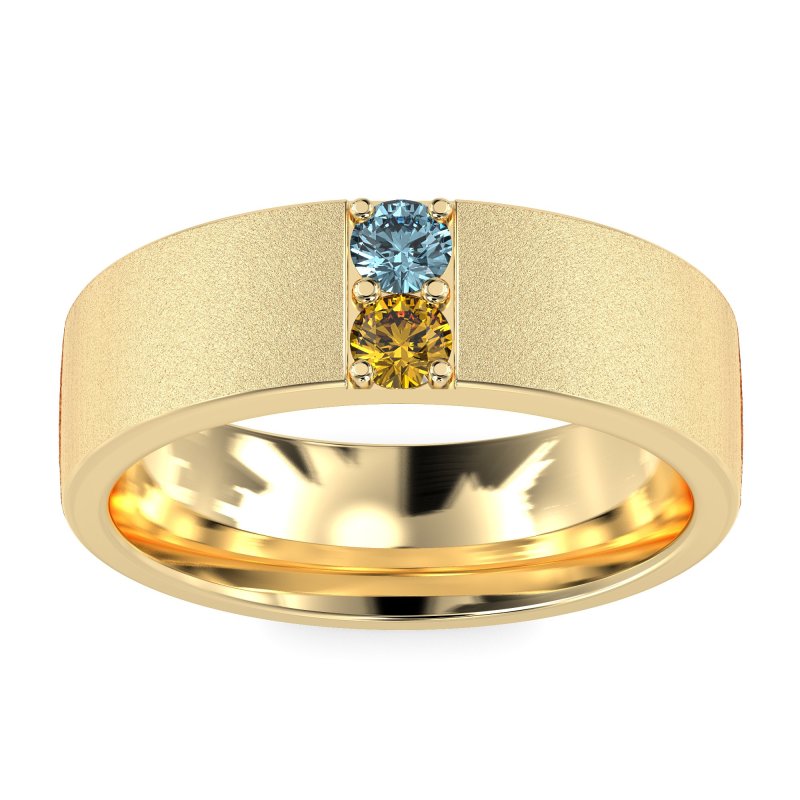 7mm Men's Sandblast Finish Band