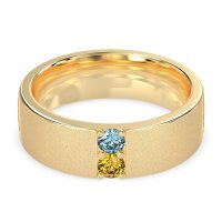 7mm Men's Sandblast Finish Band