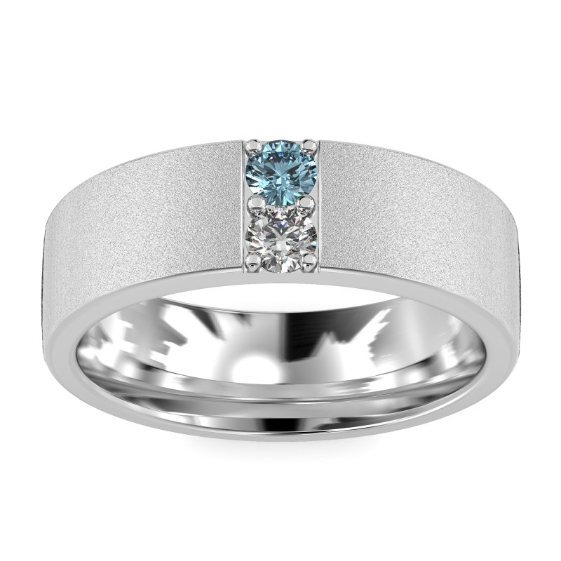 7mm Men's Sandblast Finish Band