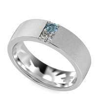 7mm Men's Sandblast Finish Band