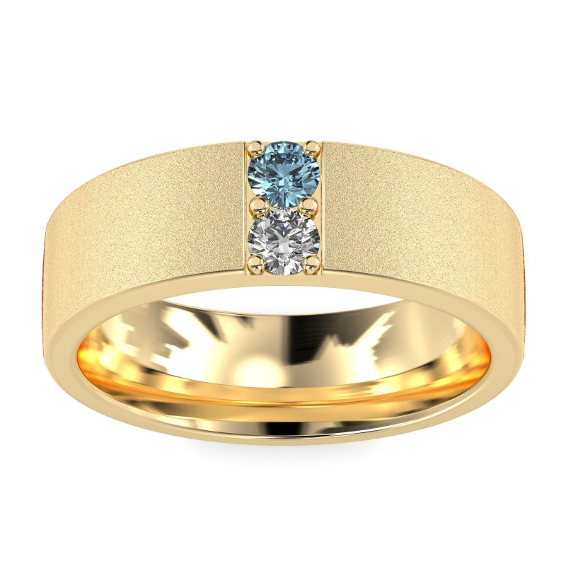 7mm Men's Sandblast Finish Band