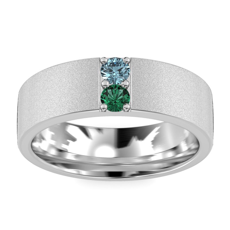 7mm Men's Sandblast Finish Band