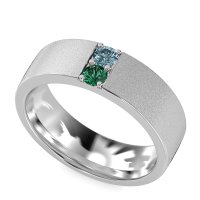 7mm Men's Sandblast Finish Band