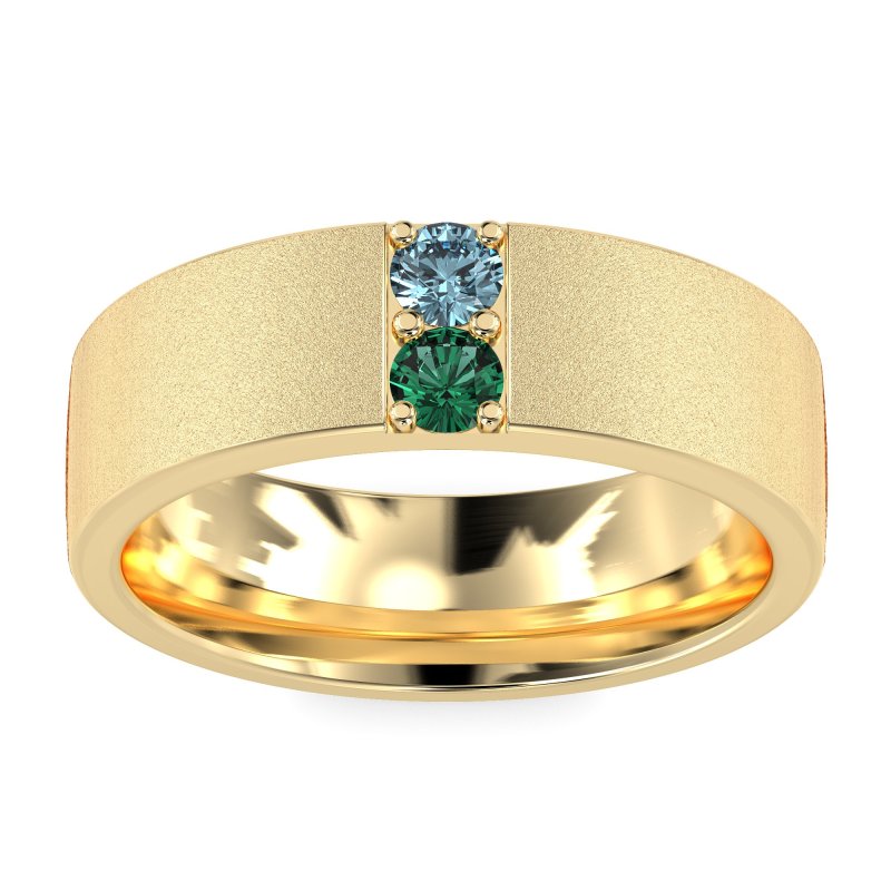 7mm Men's Sandblast Finish Band