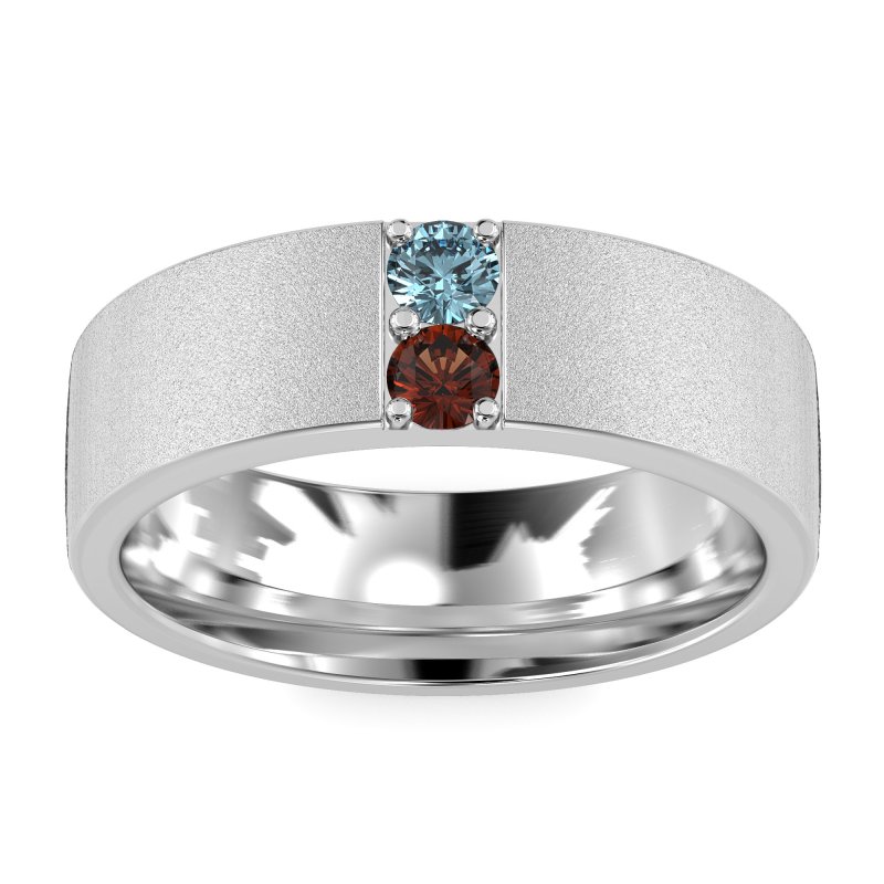 7mm Men's Sandblast Finish Band