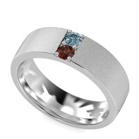 7mm Men's Sandblast Finish Band
