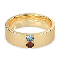 7mm Men's Sandblast Finish Band