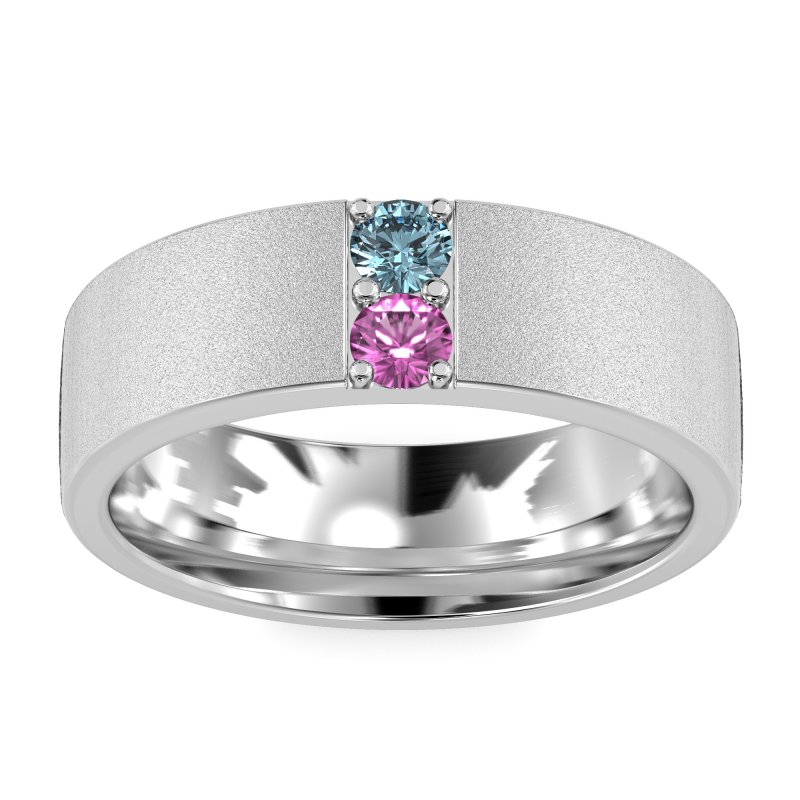 7mm Men's Sandblast Finish Band
