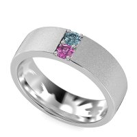 7mm Men's Sandblast Finish Band