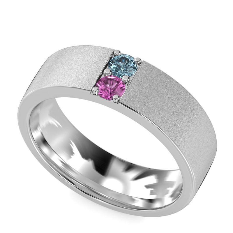 7mm Men's Sandblast Finish Band