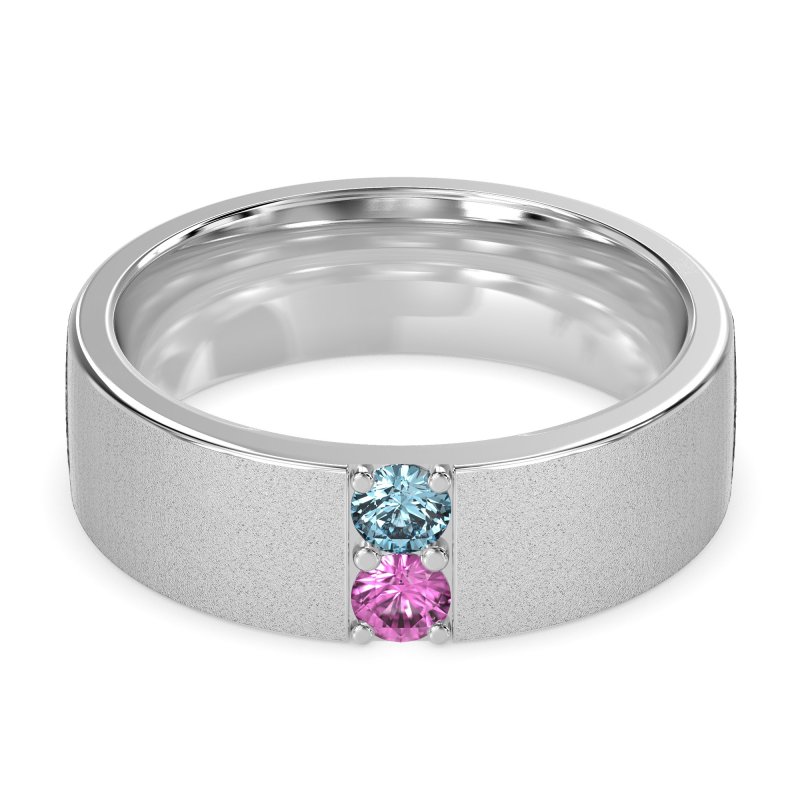 7mm Men's Sandblast Finish Band