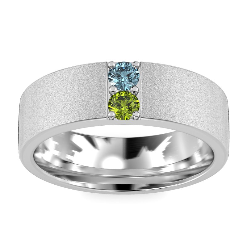 7mm Men's Sandblast Finish Band