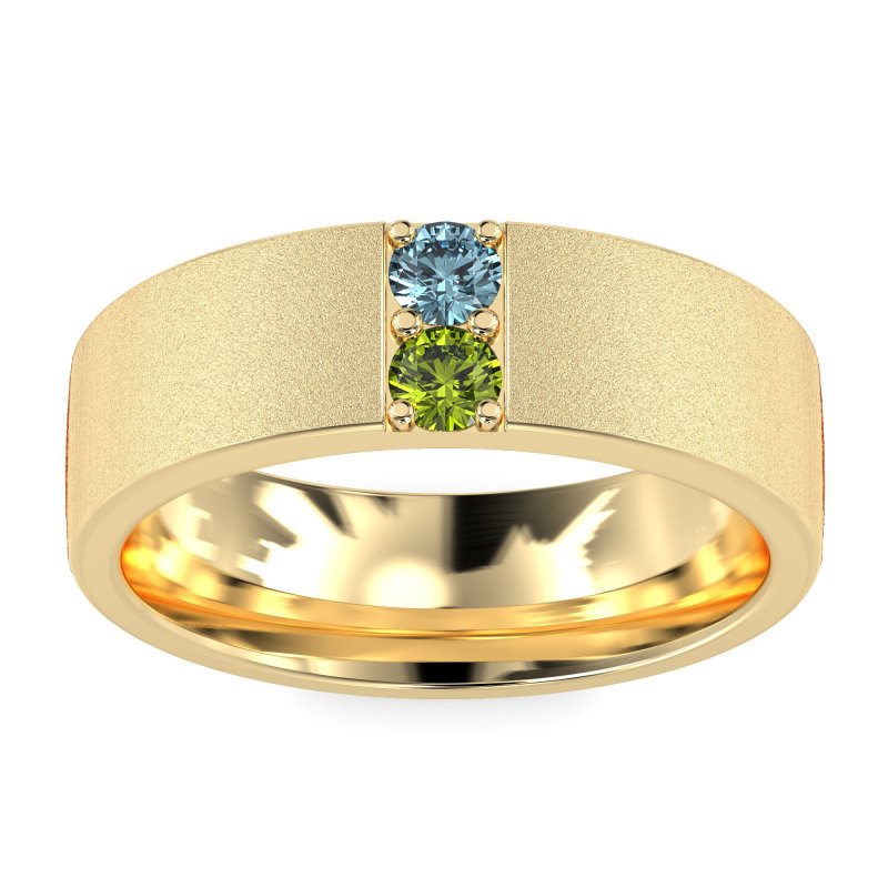 7mm Men's Sandblast Finish Band