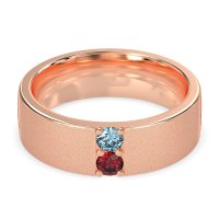 7mm Men's Sandblast Finish Band