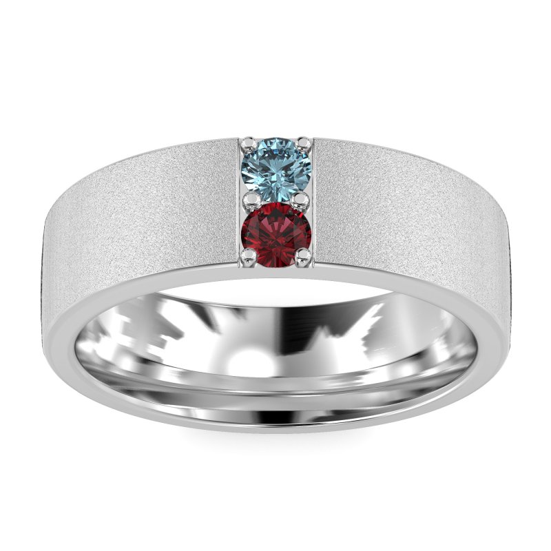 7mm Men's Sandblast Finish Band